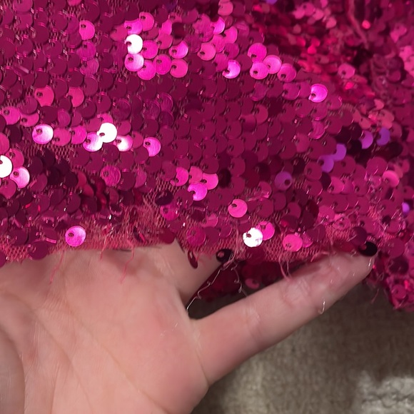 PINK SEQUIN DRESS - Picture 5 of 6